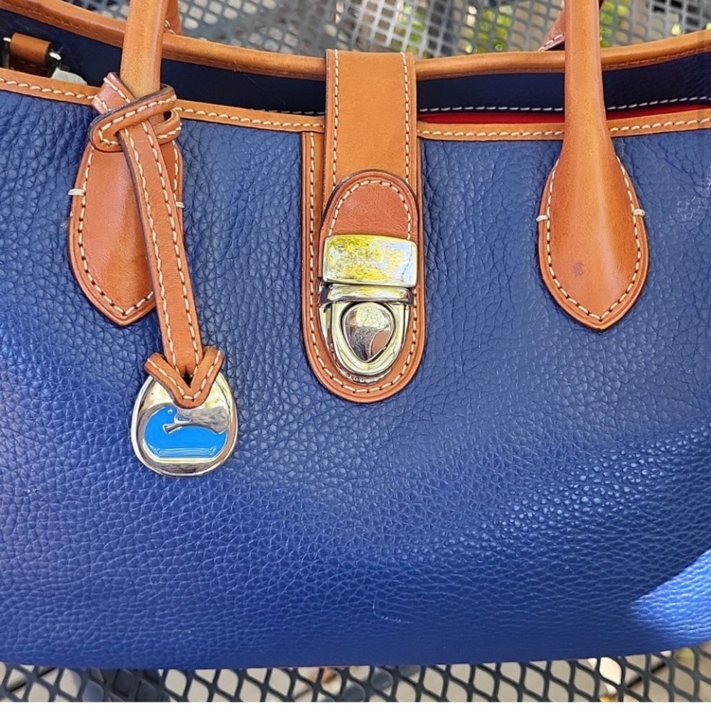 Dooney & Bourke Satchel Royal Blue Just Reduced! - Picture 7 of 10